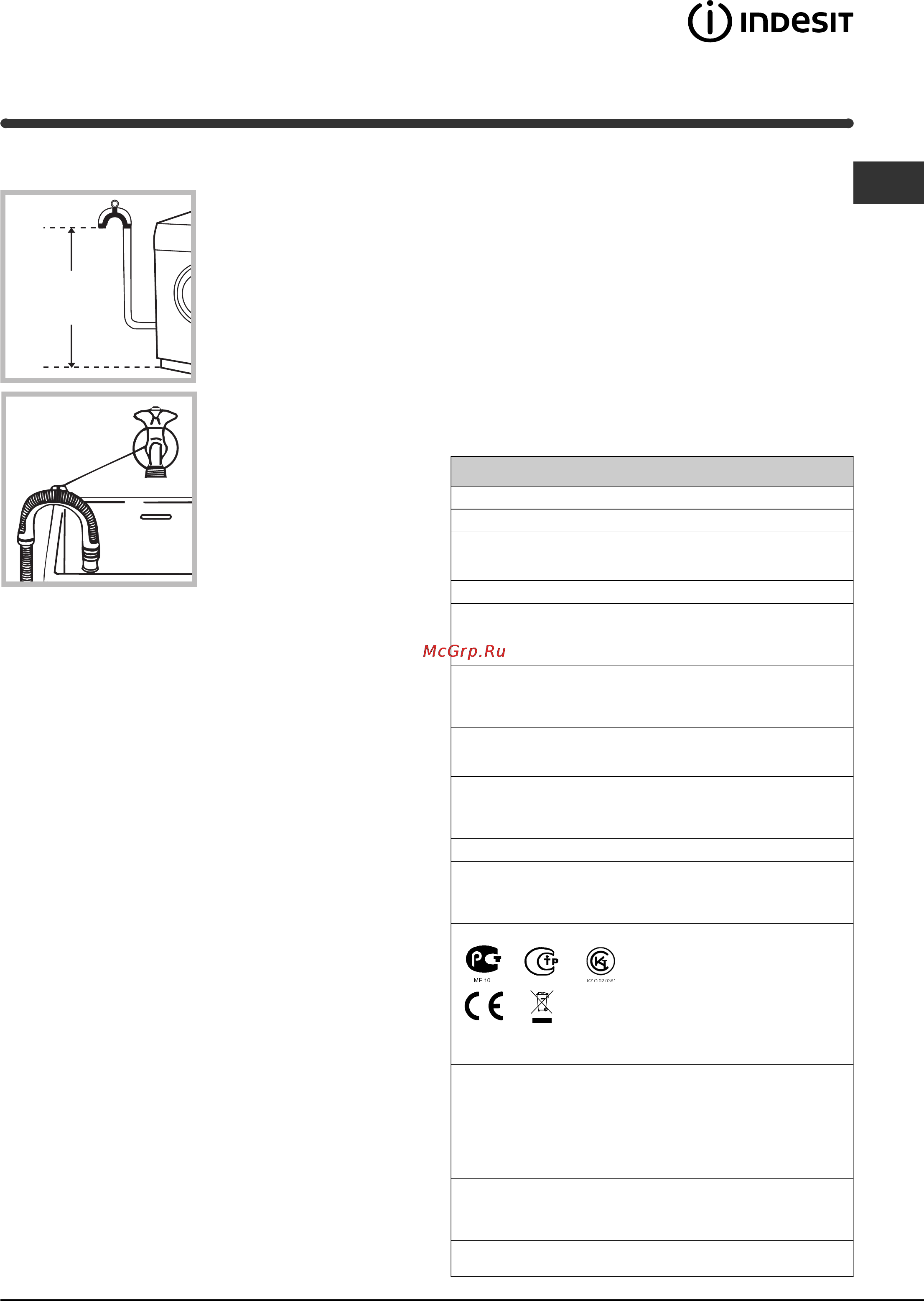 Indesit WIN 80 [3/12] 100 cm