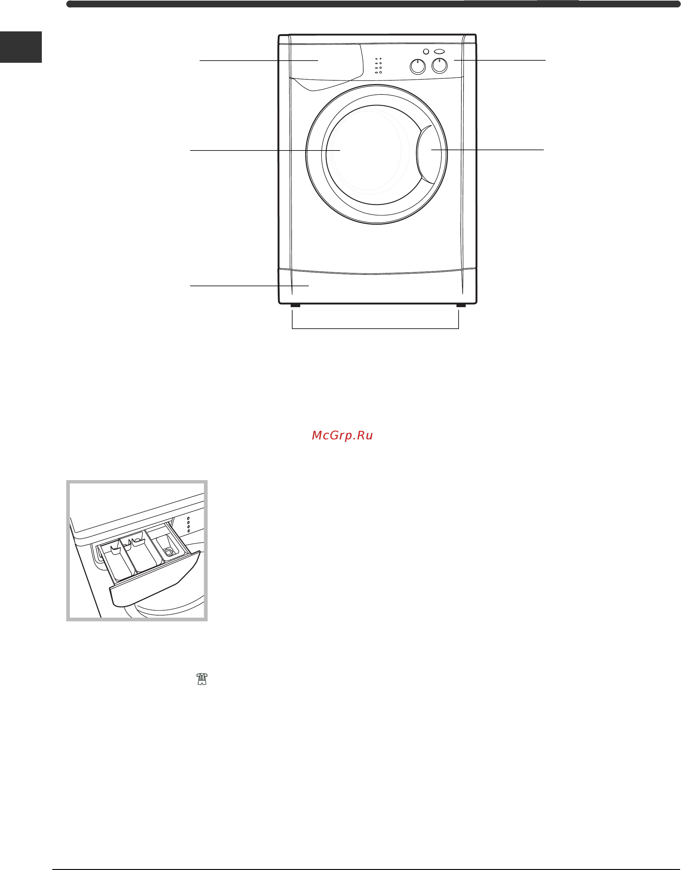 Indesit WIL 1000 OT [4/72] Washing machine description