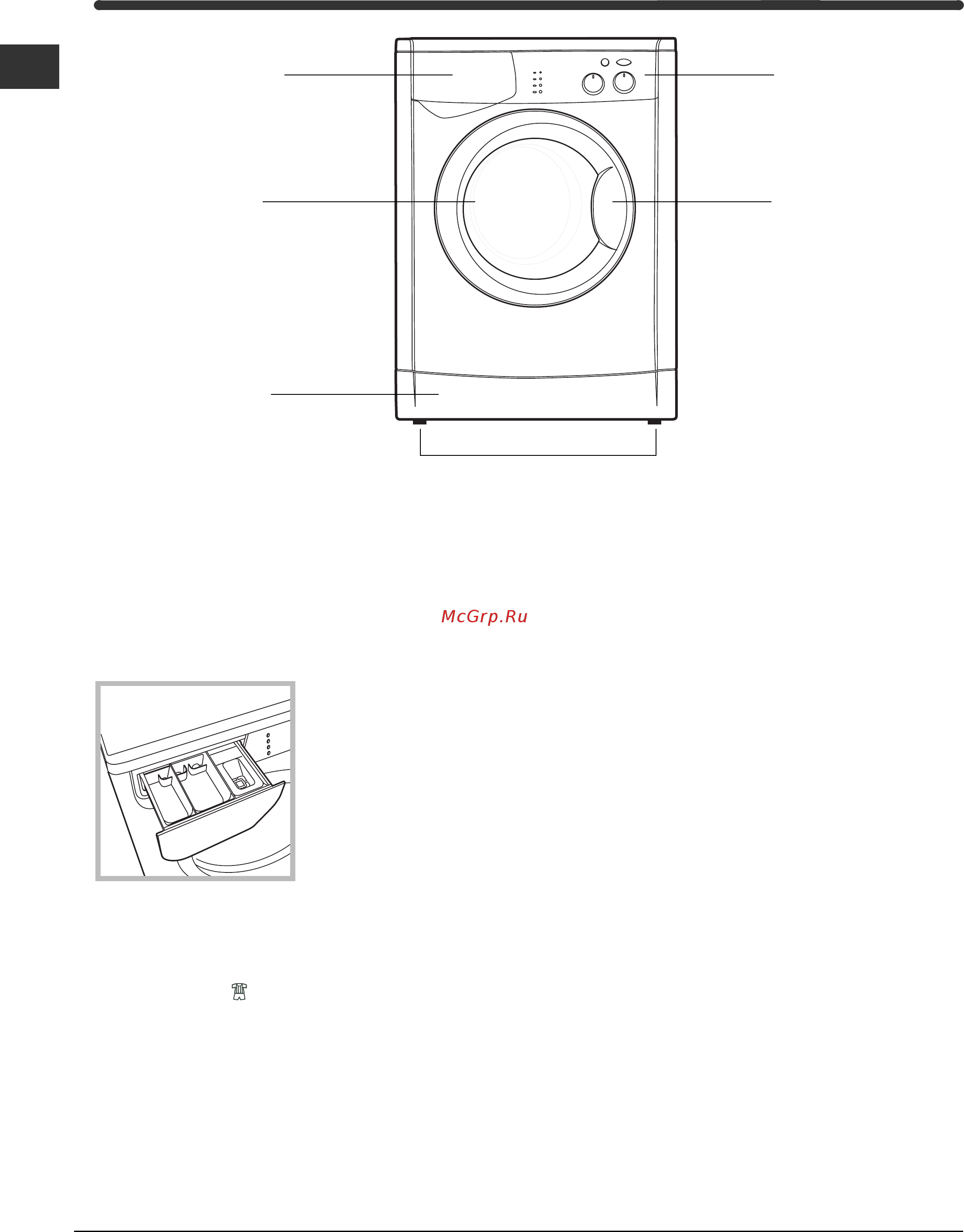 Indesit WIL 1000 OT [40/72] Opis pralki