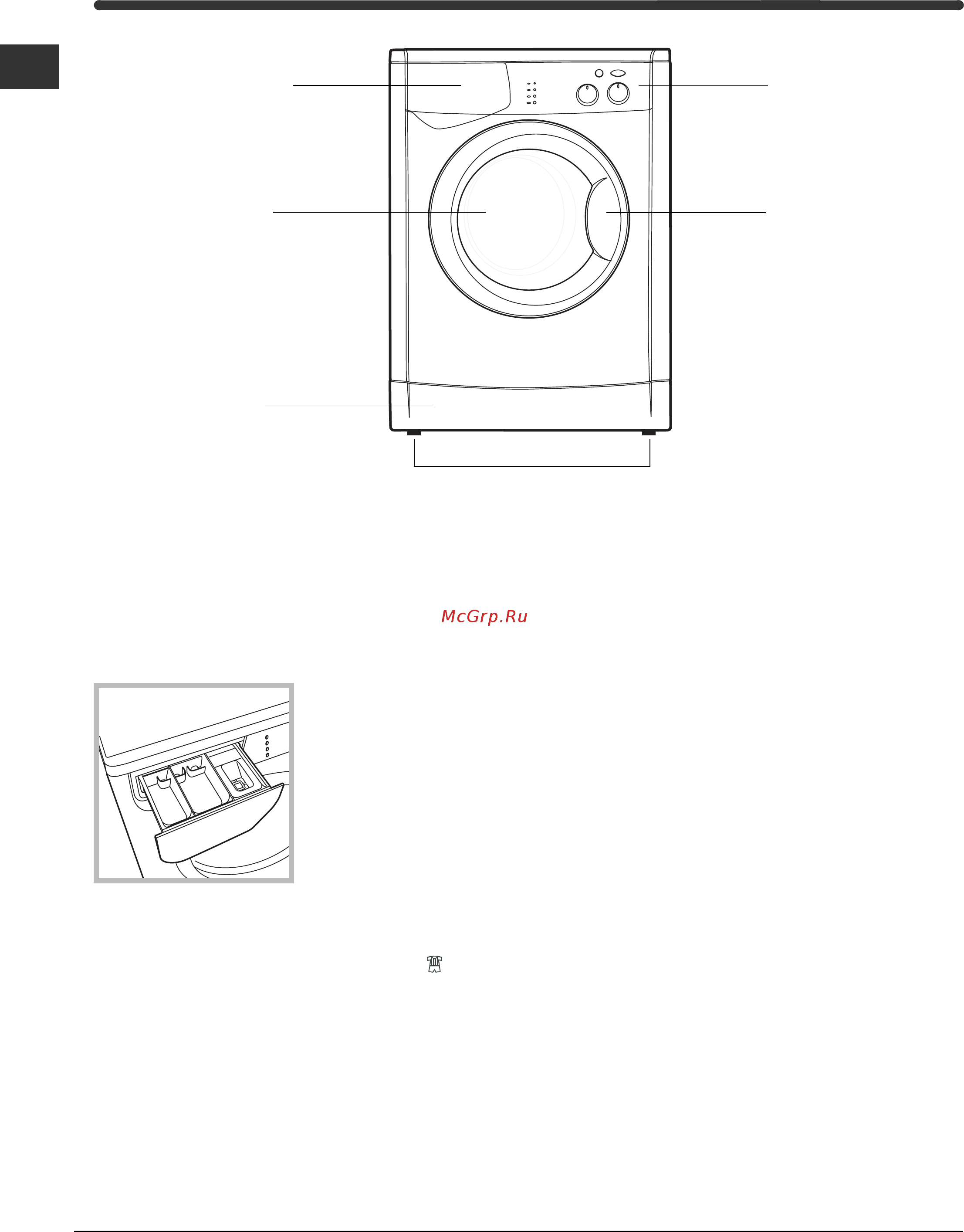 Indesit WIL 1000 OT [52/72] Descrierea macinìi de spàlat