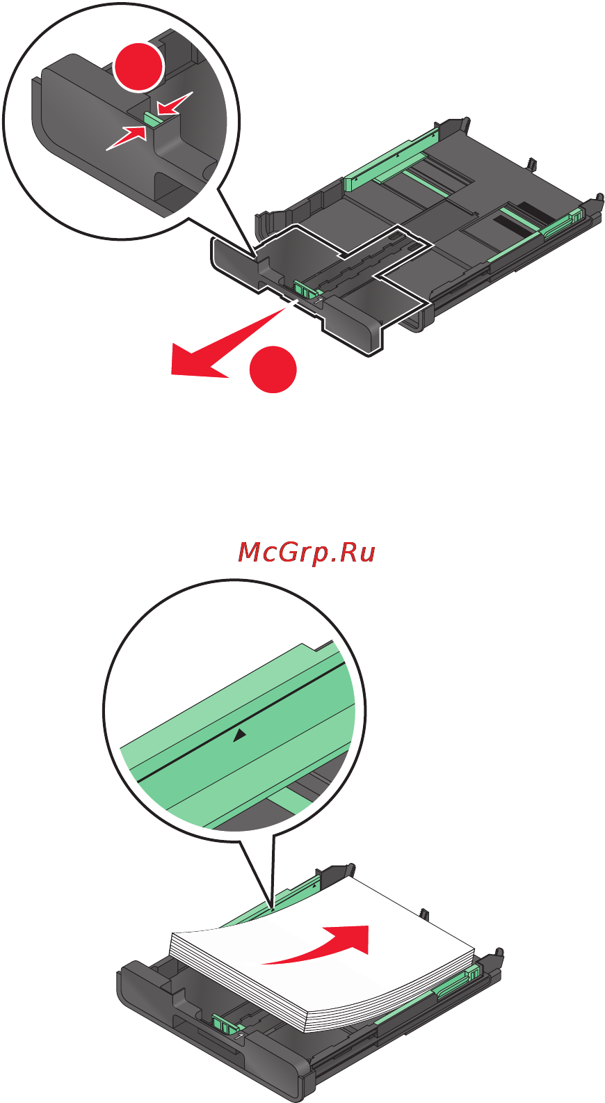 Lexmark Prevail Pro 709 Инструкция по эксплуатации онлайн [31/216] 57101