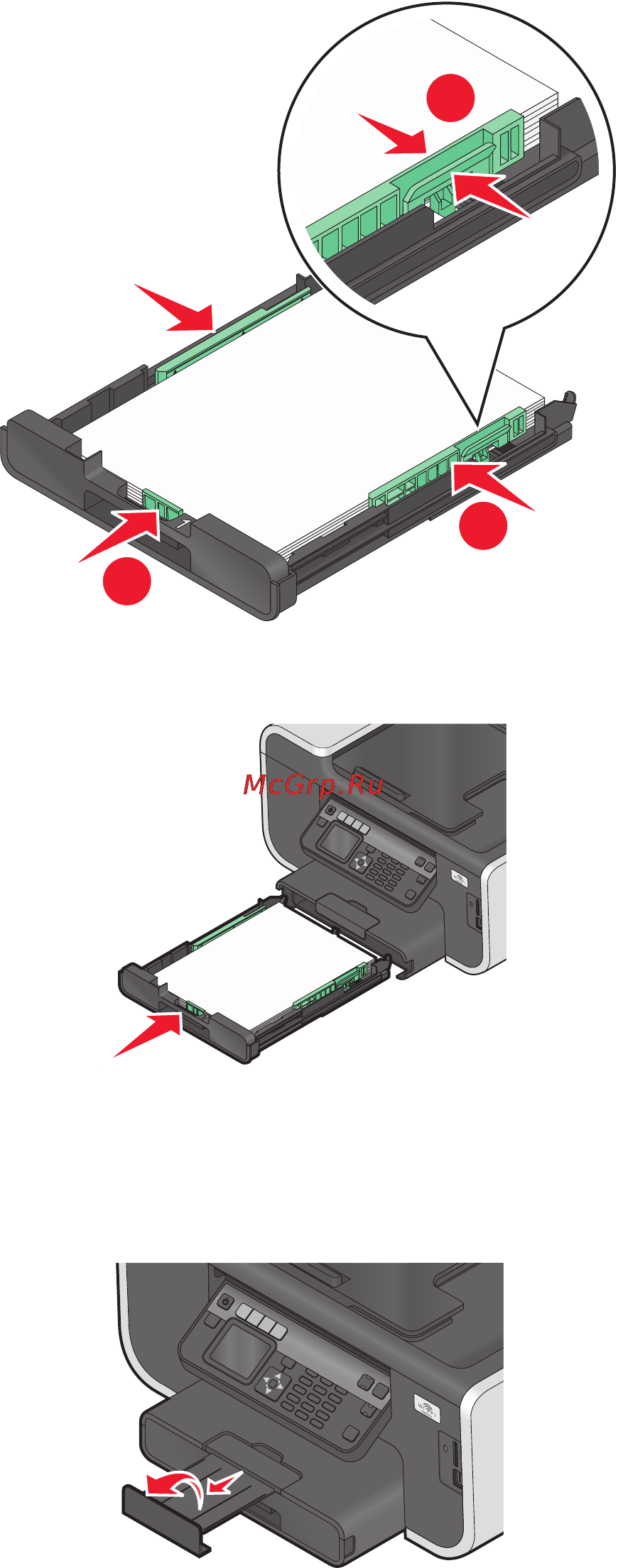 Lexmark Prevail Pro 709 Инструкция по эксплуатации онлайн [32/216] 57101