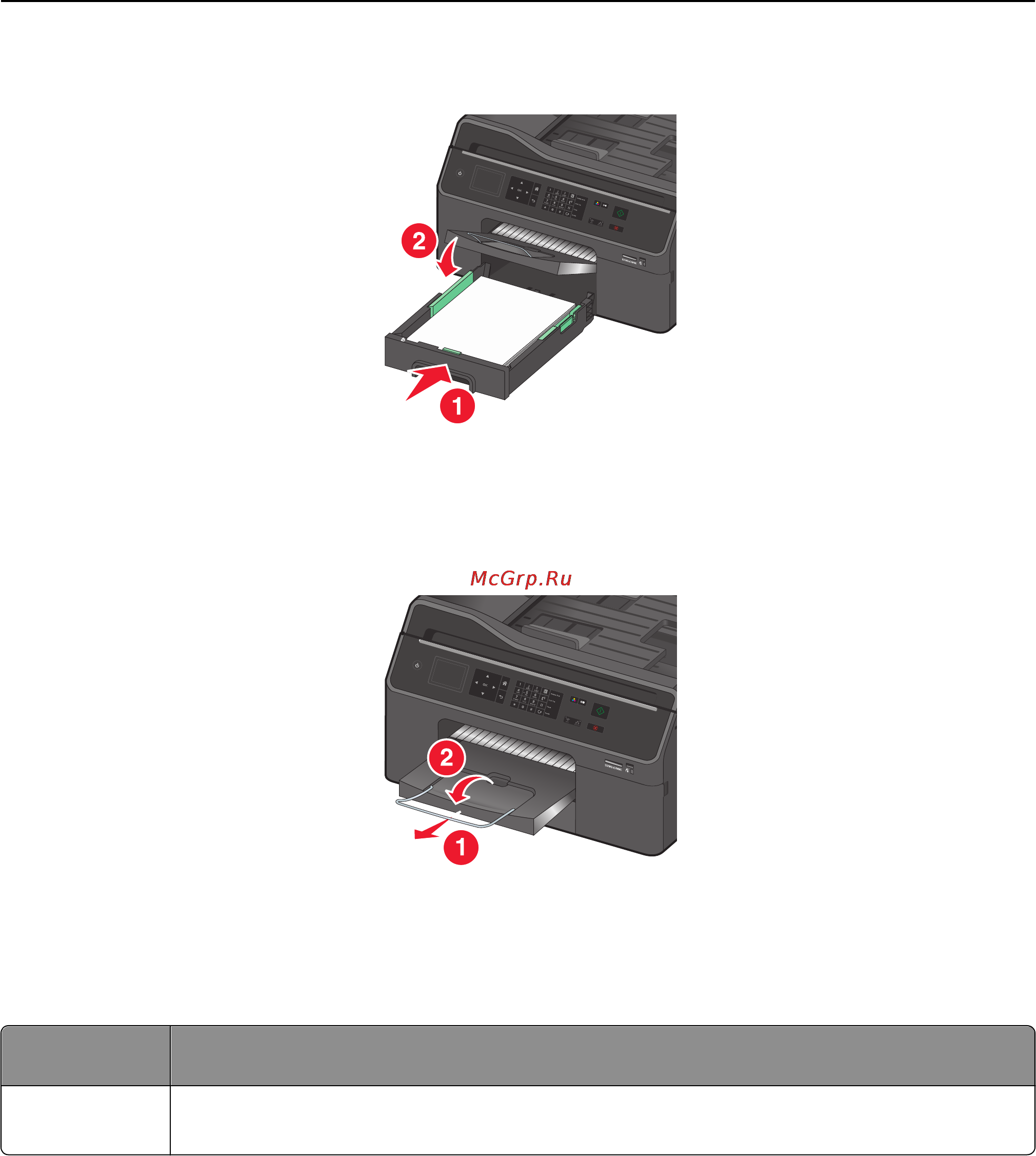 Lexmark Pro 4000c [34/213] Загрузка различных типов бумаги