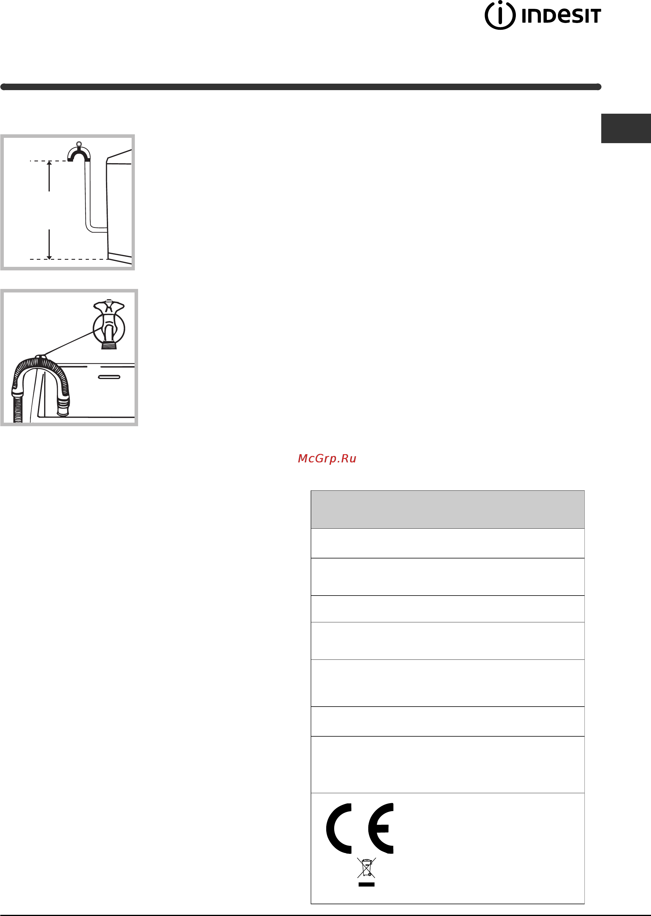 Indesit WITL 627 [3/12] 100 cm