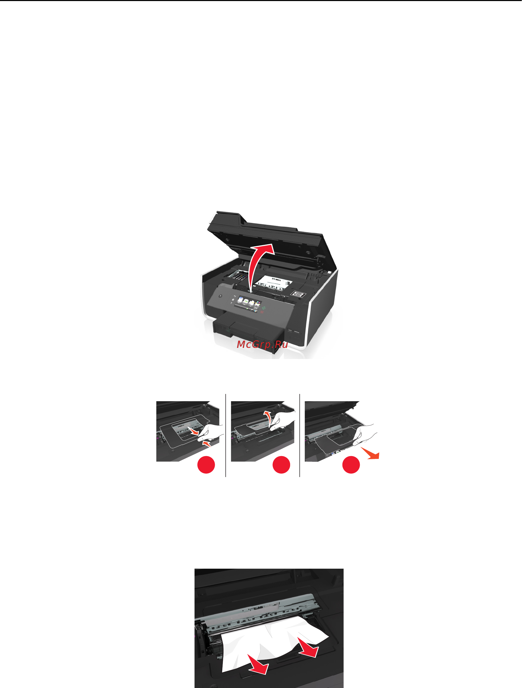 Lexmark Pro 915 [160/215] Проверьте область замятия бумаги