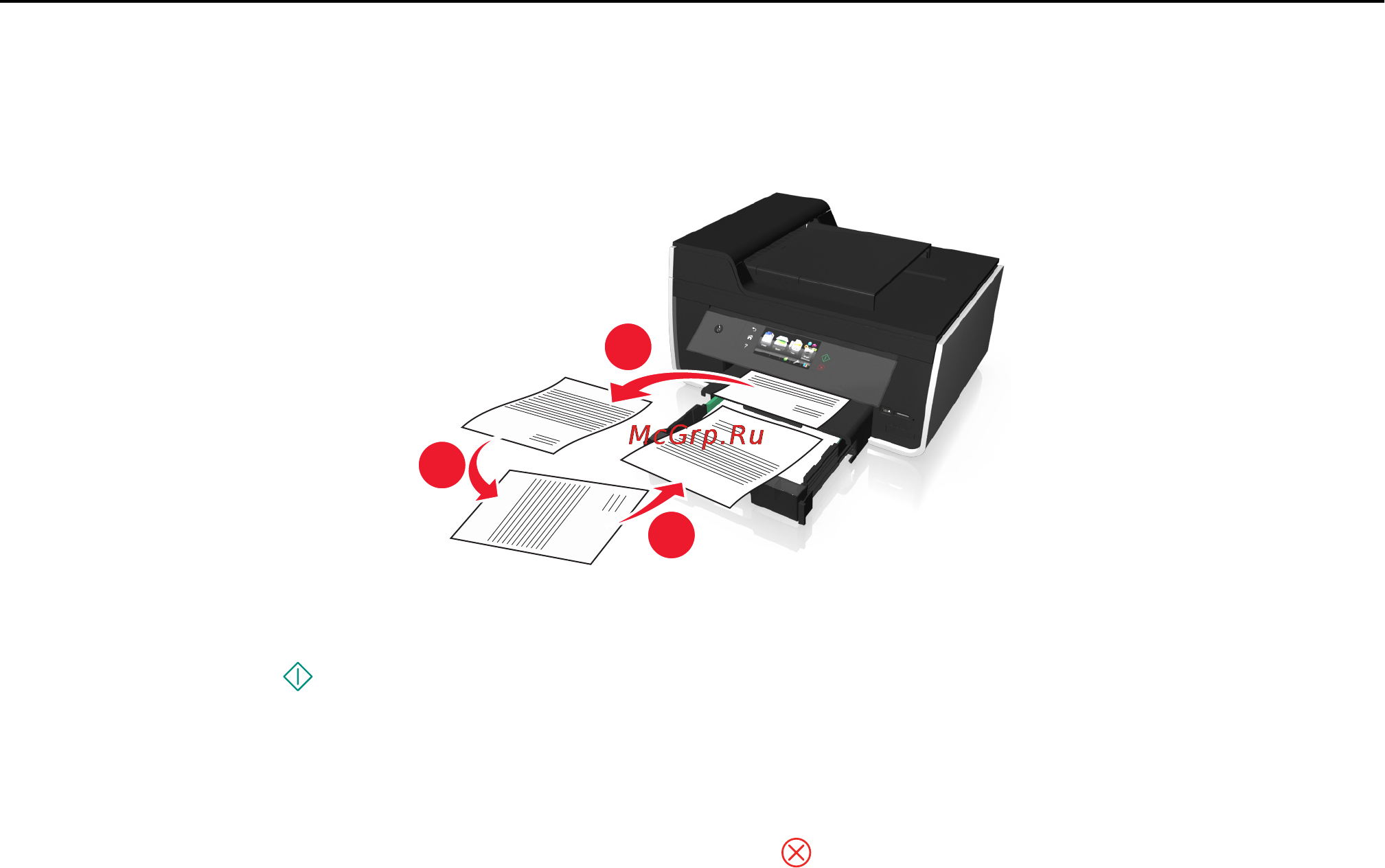 Lexmark Pro 915 [61/215] Отмена заданий копирования