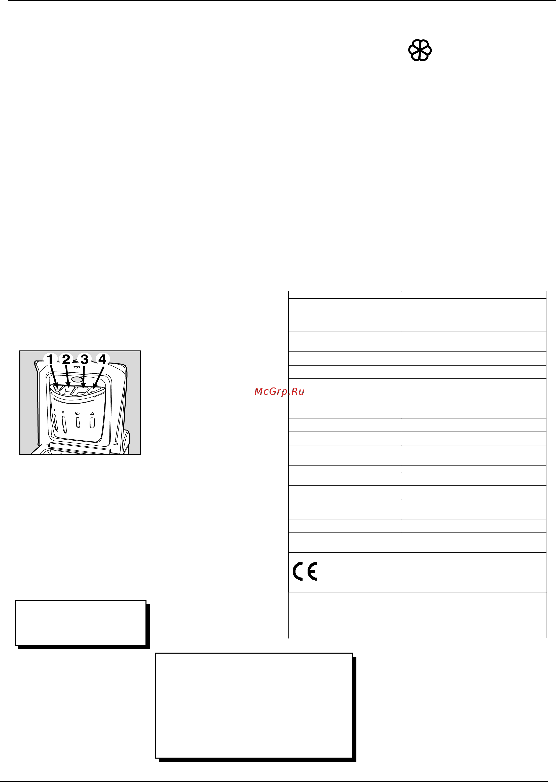 Indesit WT 90 [39/40] Német franc