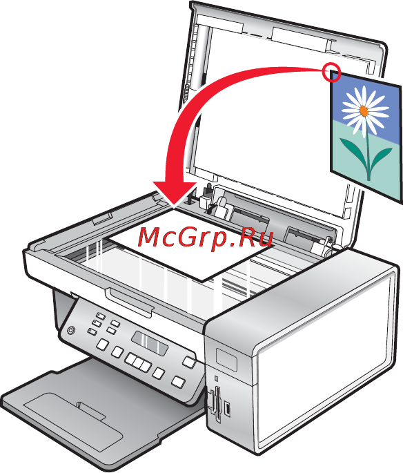 Lexmark X4580 [67/119] Копирование фотографии с помощью компьютера
