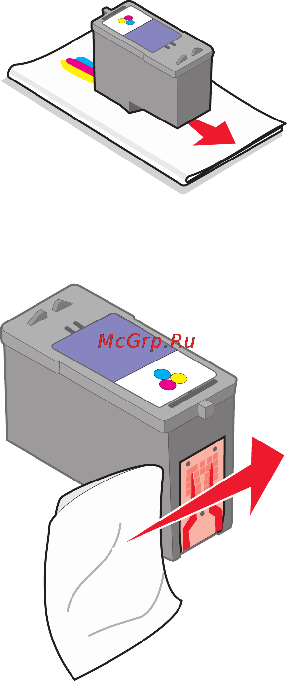 Lexmark X4650 [110/160] Хранение картриджей