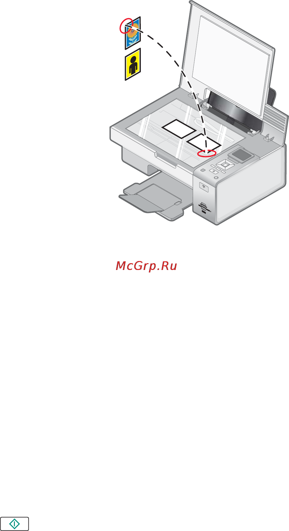 Lexmark X4850 [96/195] Сканирование нескольких фотографий одновременно с помощью компьютера
