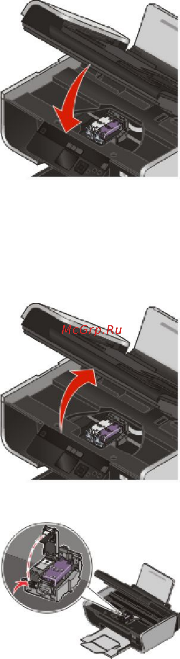 Lexmark X4950 [111/162] Извлечение использованного картриджа