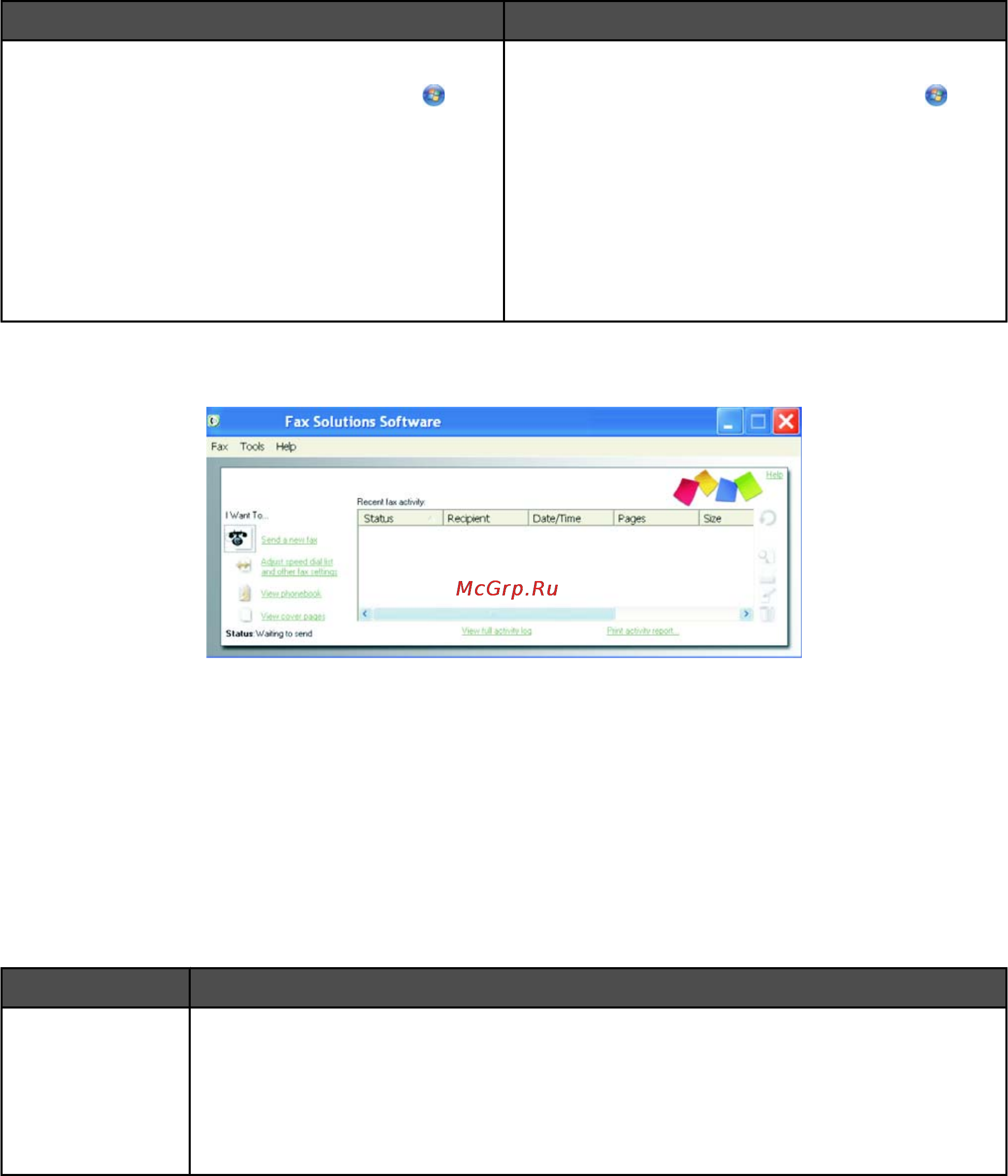 Lexmark X5070 [66/184] Использование программы fax solutions