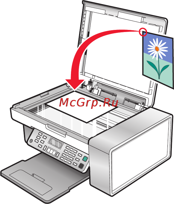 Lexmark X5340 [104/211] Сканирование документов или изображений для отправки по электронной почте