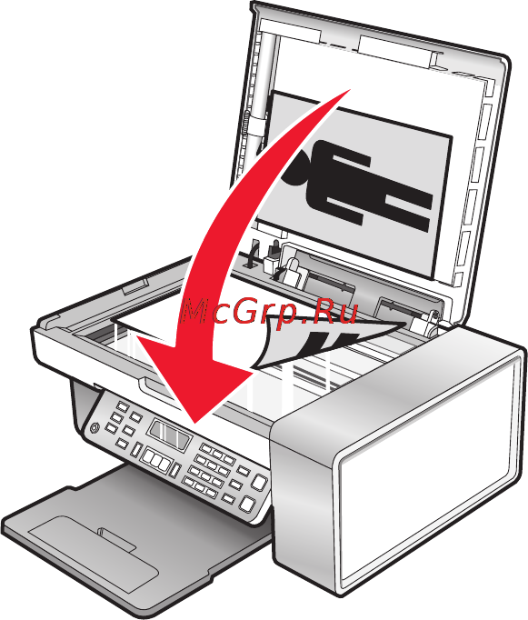 Lexmark X5320 [145/211] Слипание глянцевой фотобумаги или прозрачных пленок