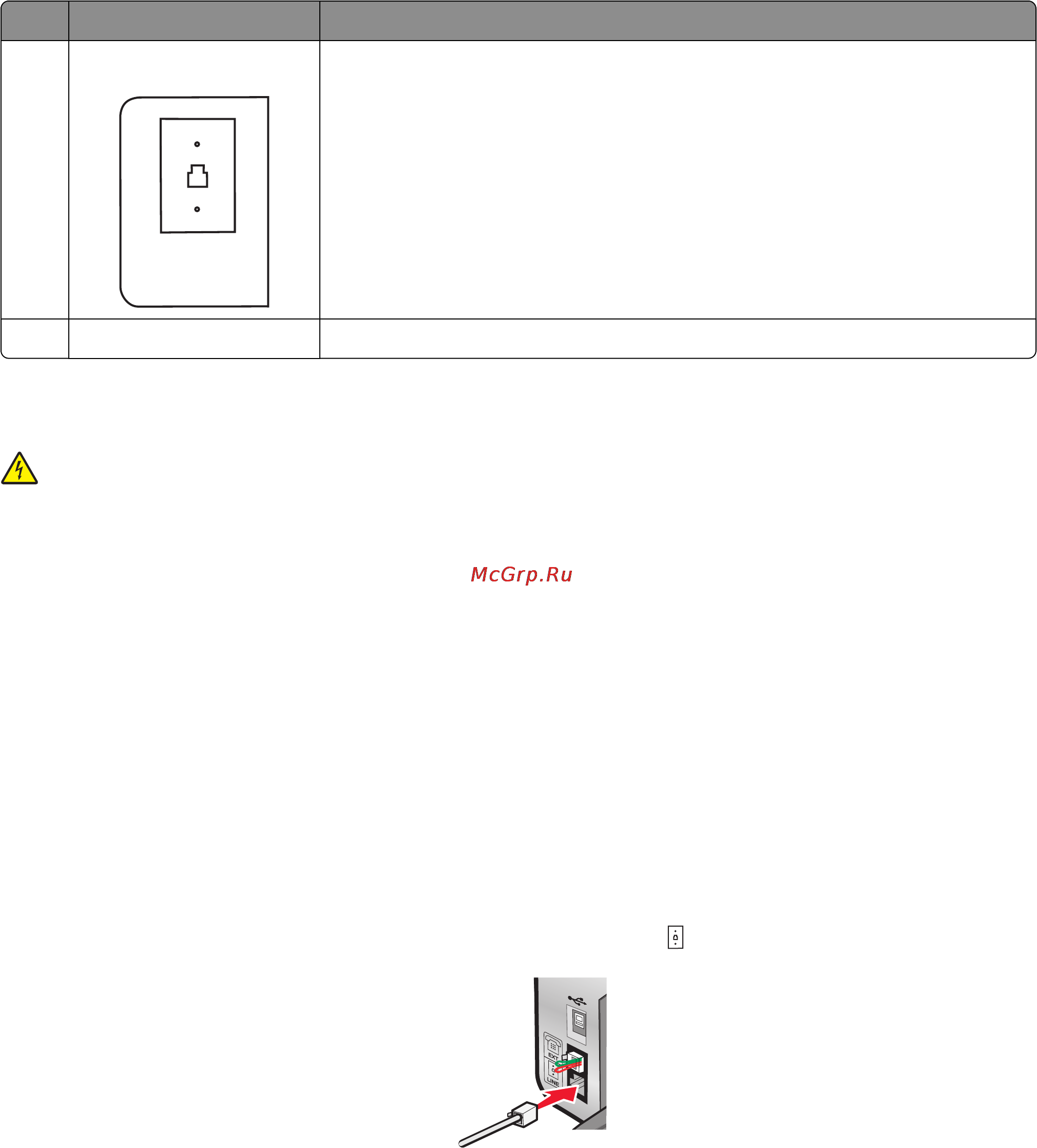 Lexmark X5435 [28/218] Подготовка принтера для работы с факсом