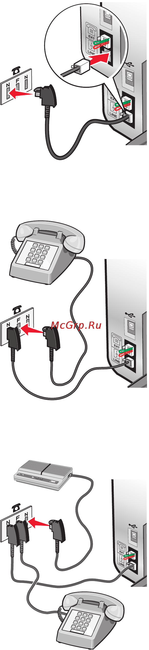 Lexmark X5495 Инструкция по эксплуатации онлайн [35/218] 57241