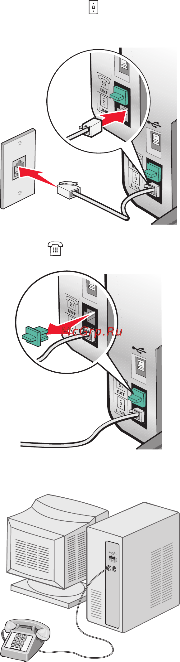 Lexmark X5450 Инструкция по эксплуатации онлайн [20/158] 57246