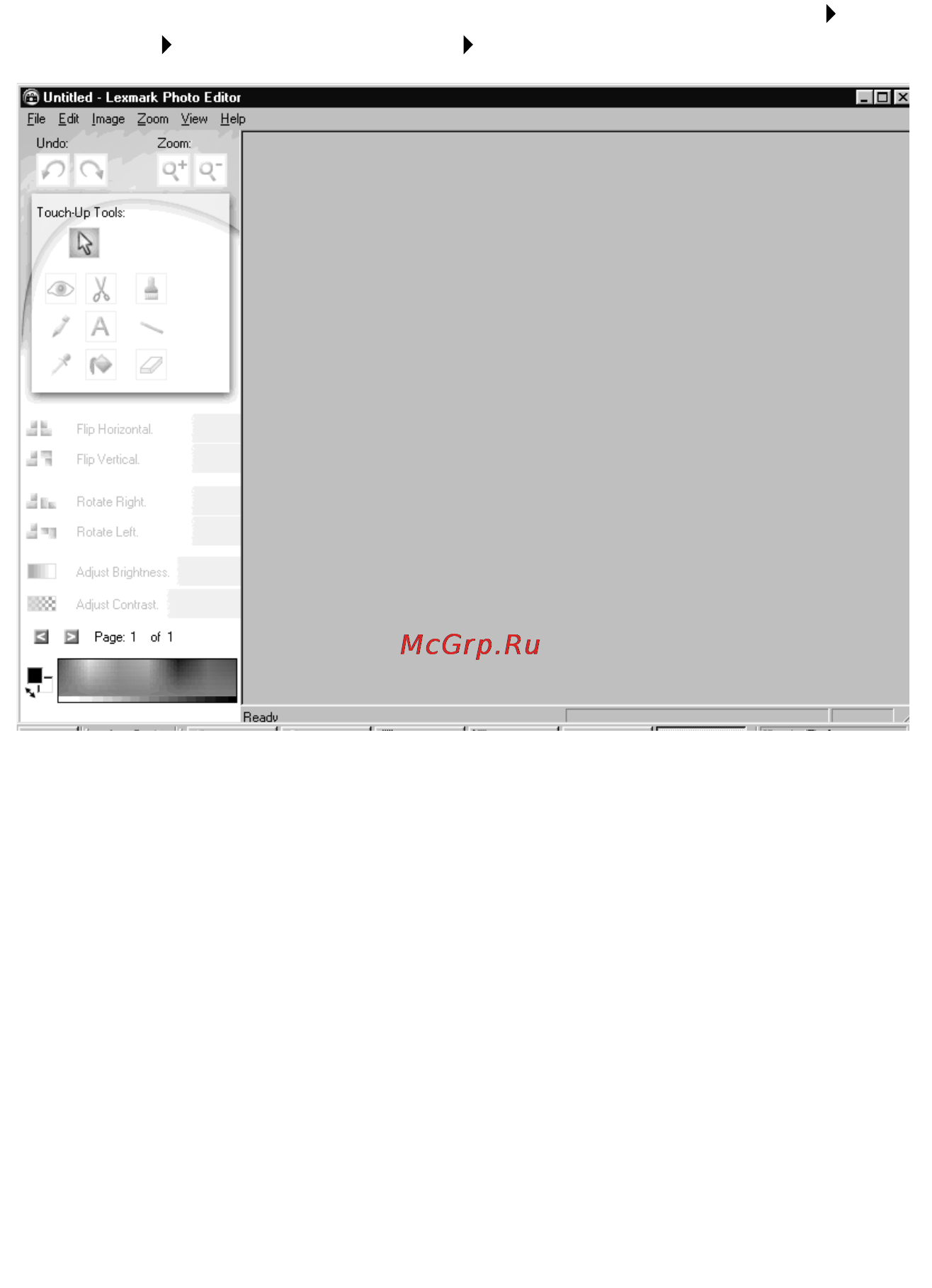 Lexmark X6170 [27/121] Использование фоторедактора lexmark x6100 series