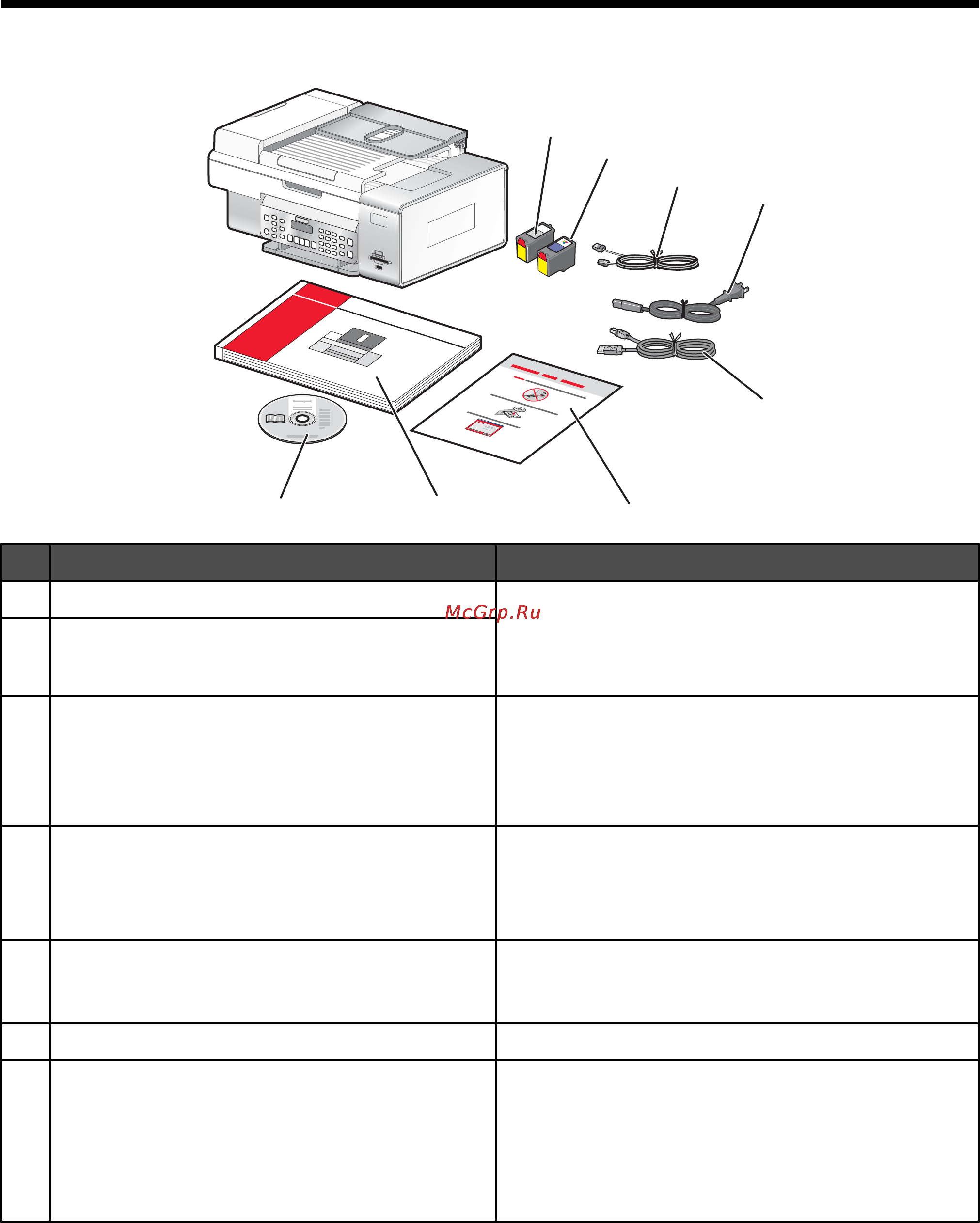 Lexmark X6570 [17/241] Установка принтера