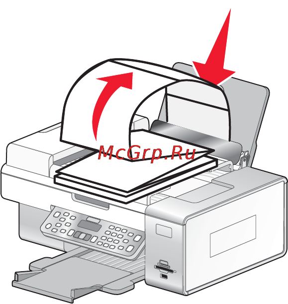 Lexmark X6570 [67/241] Загрузка бумаги формата определяемого пользователем