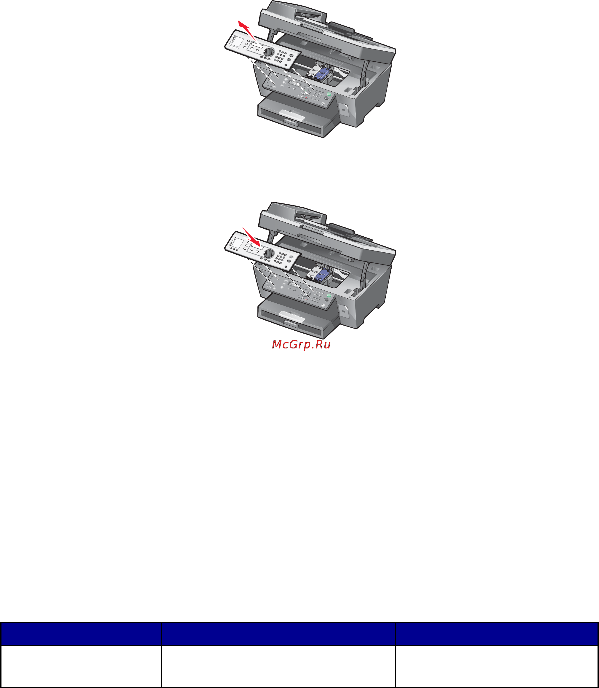 Lexmark X7350 [12/119] Установка другого языка на панели управления