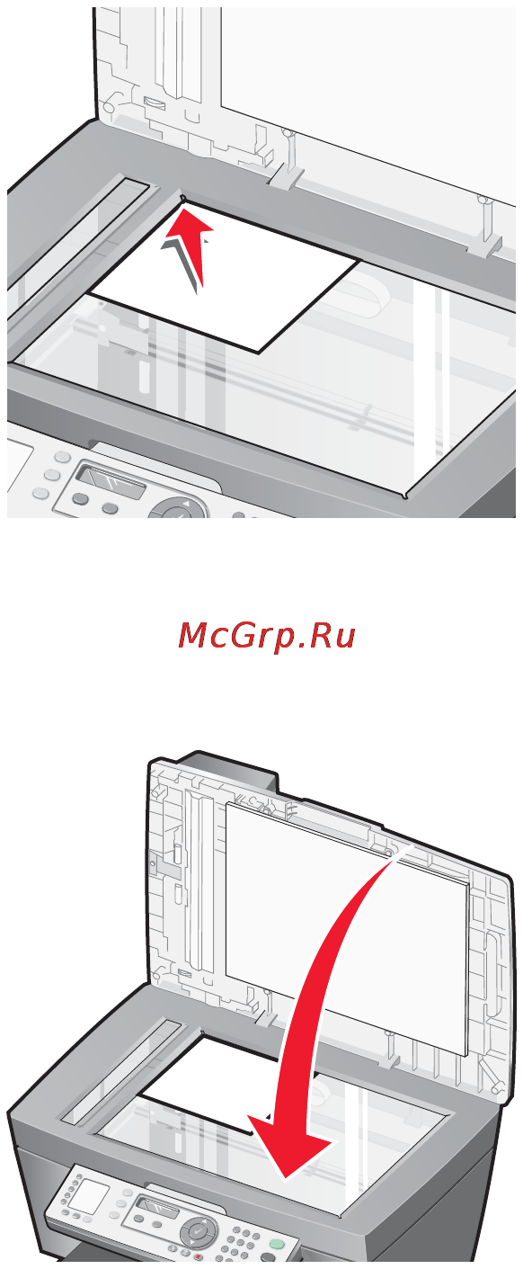 Lexmark X7350 Инструкция по эксплуатации онлайн [42/119] 57294