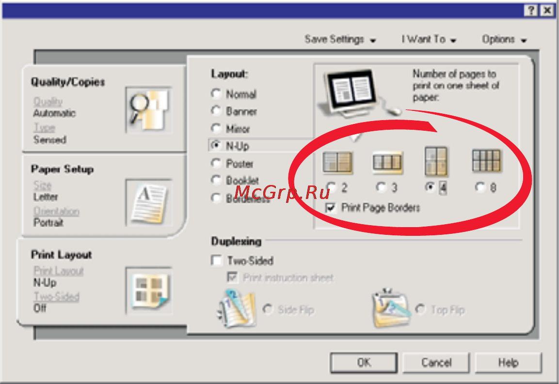 Lexmark X7350 [45/119] Печать карточек