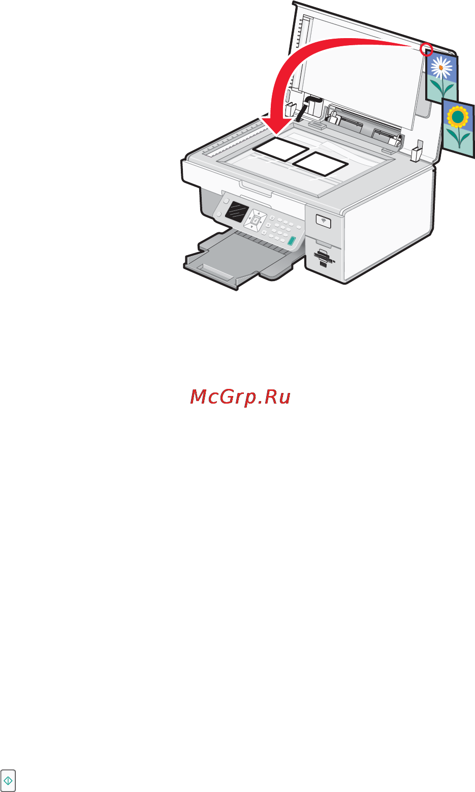 Lexmark X7550 [117/246] Сканирование нескольких фотографий одновременно с помощью компьютера