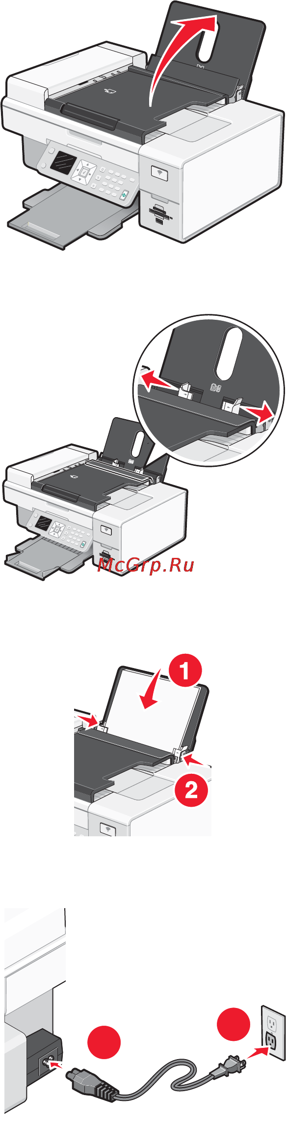 Lexmark X7550 Инструкция по эксплуатации онлайн [23/246] 57298