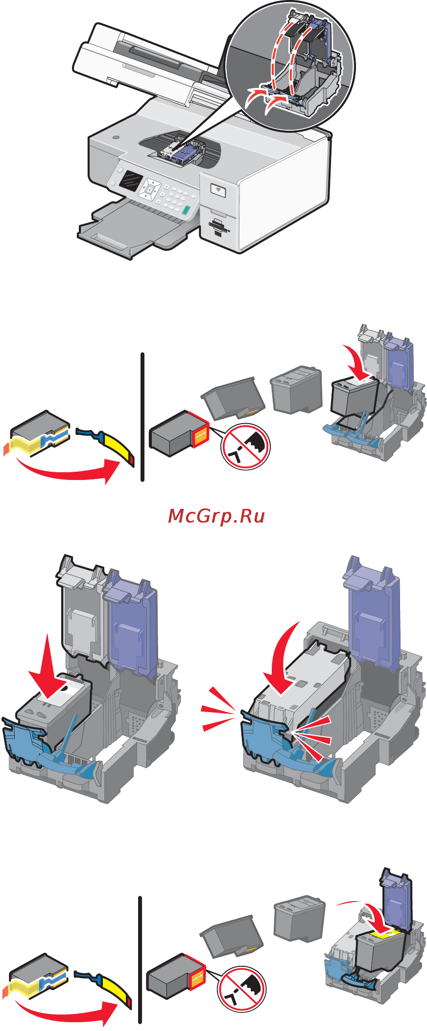 Lexmark X7550 Инструкция по эксплуатации онлайн [25/246] 57298