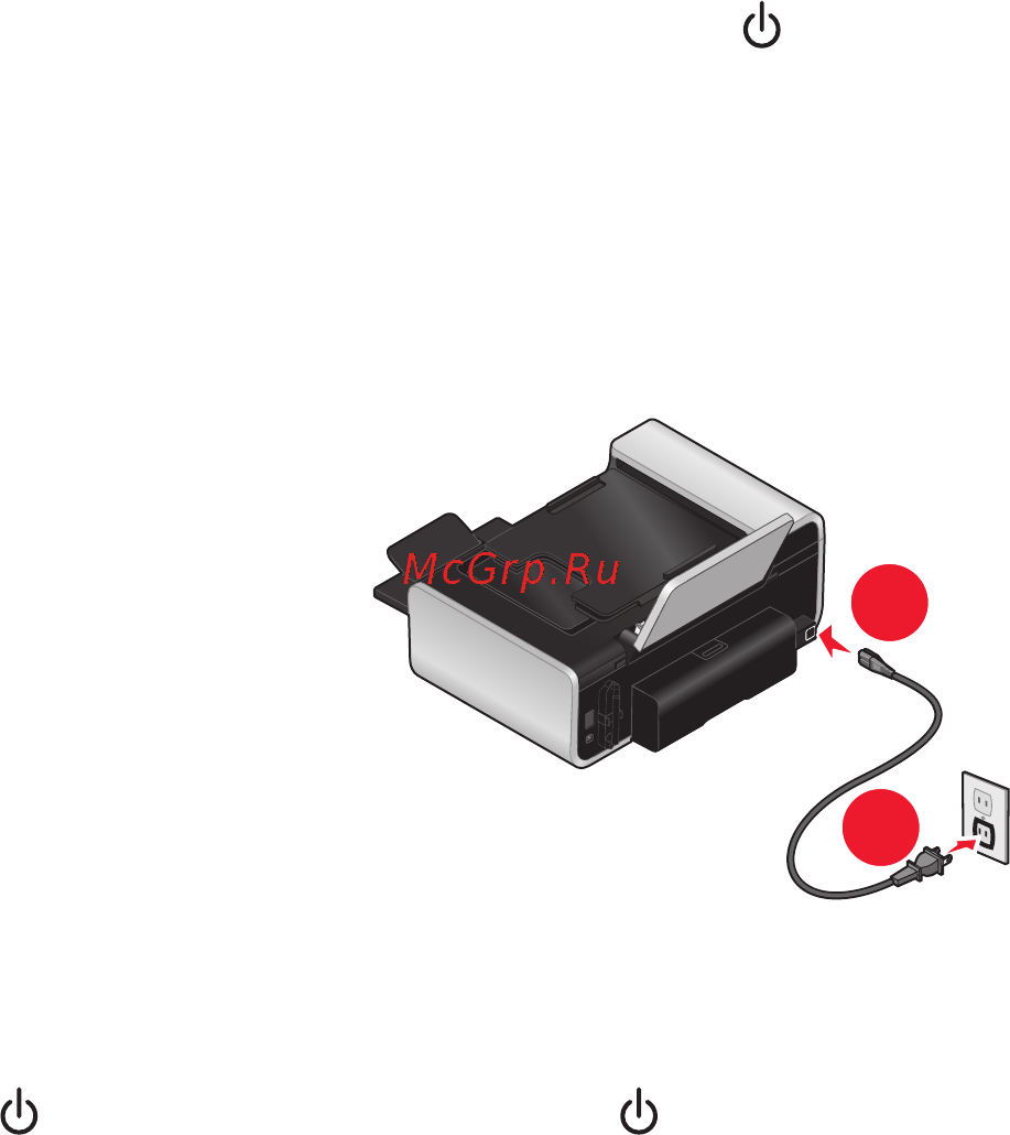 Lexmark X7675 [145/198] Не горит кнопка питания