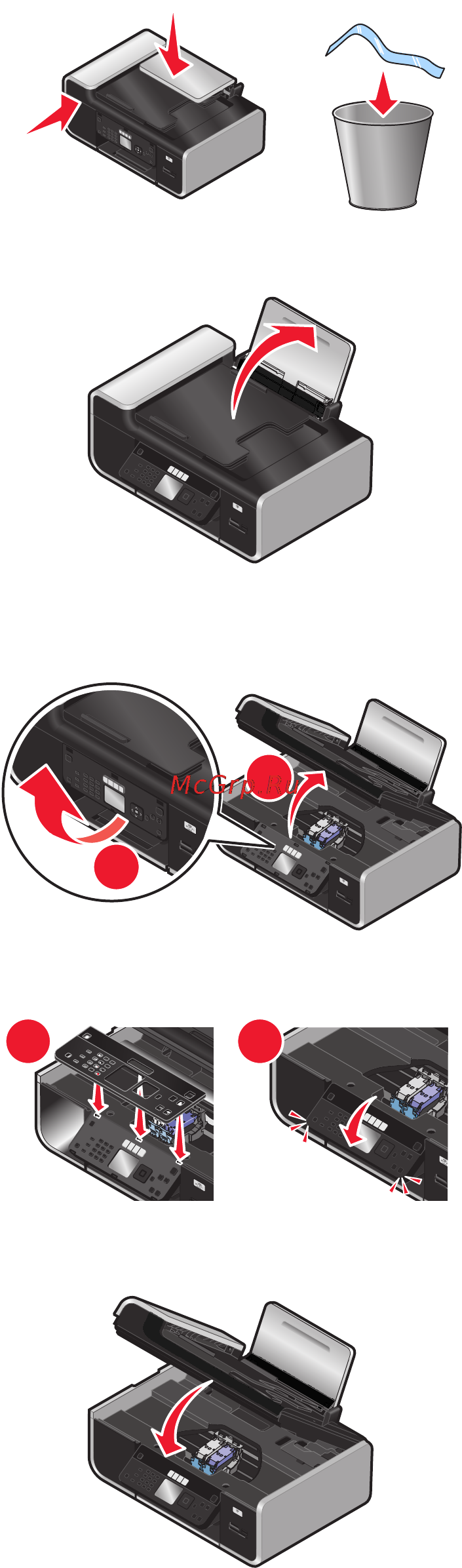 Lexmark X7675 Инструкция по эксплуатации онлайн [16/198] 57303