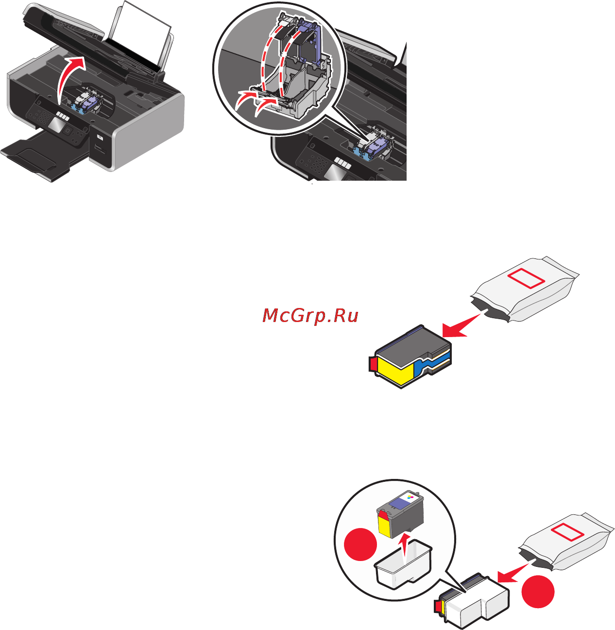 Lexmark X7675 Инструкция по эксплуатации онлайн [19/198] 57303
