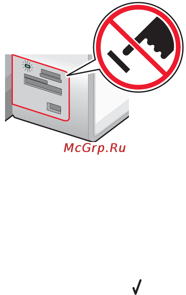Lexmark X9350 [117/222] Печать фотографий хранящихся на устройстве памяти с помощью программы fast pics