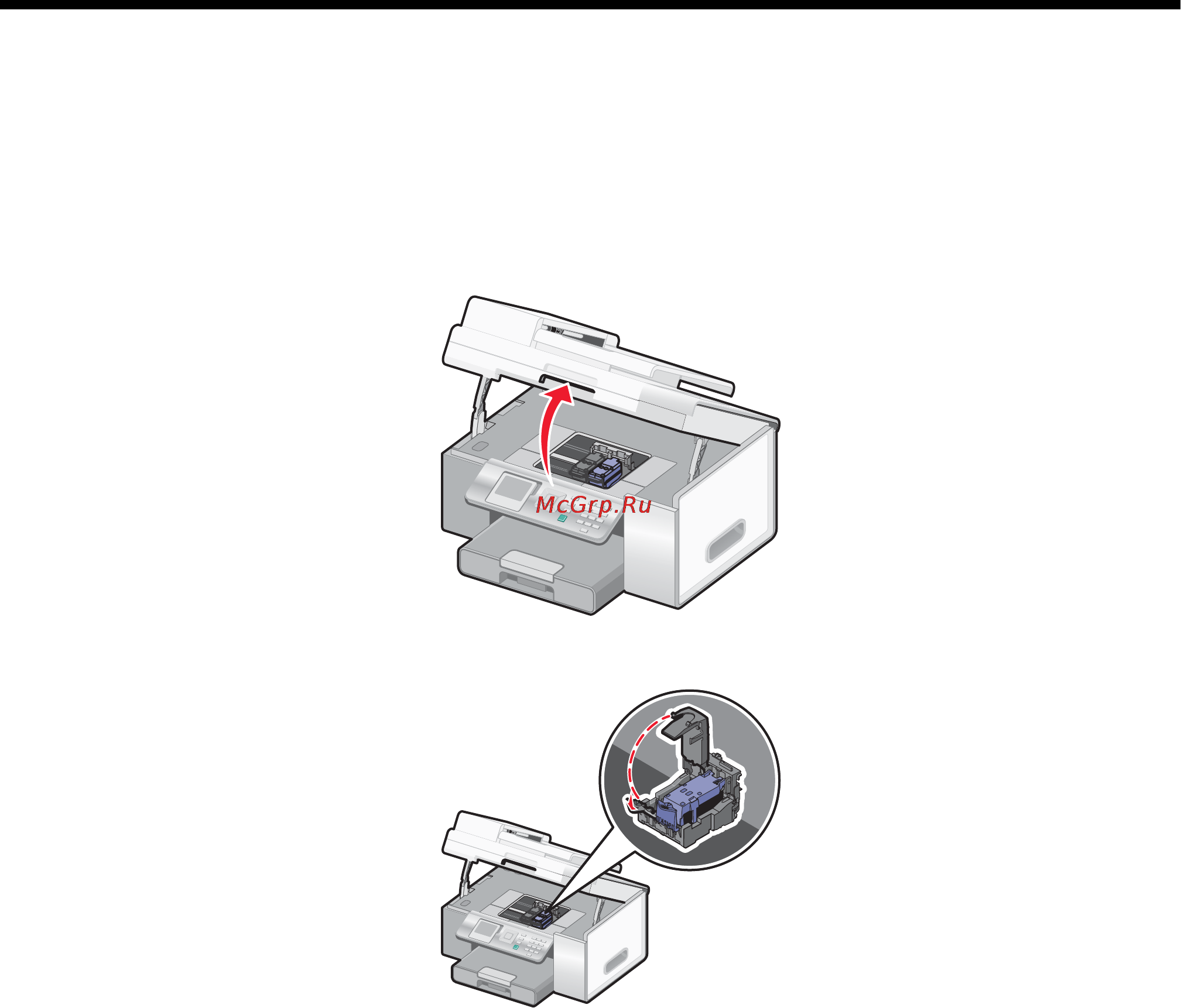 Lexmark X9350 [156/222] Замена картриджей