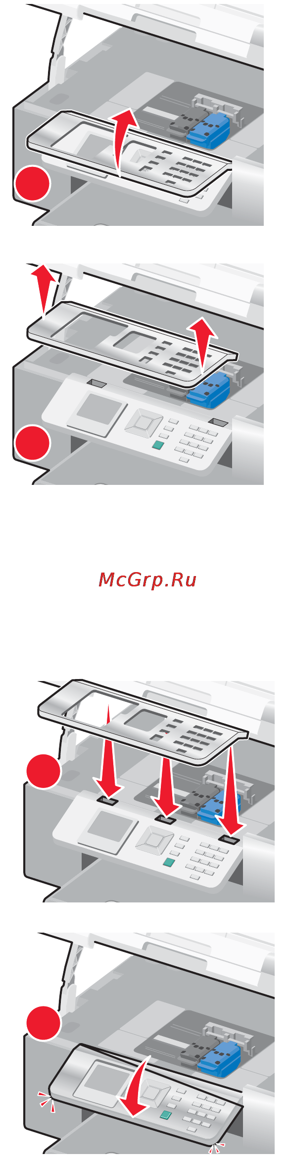 Lexmark X9350 Инструкция по эксплуатации онлайн [17/222] 57310