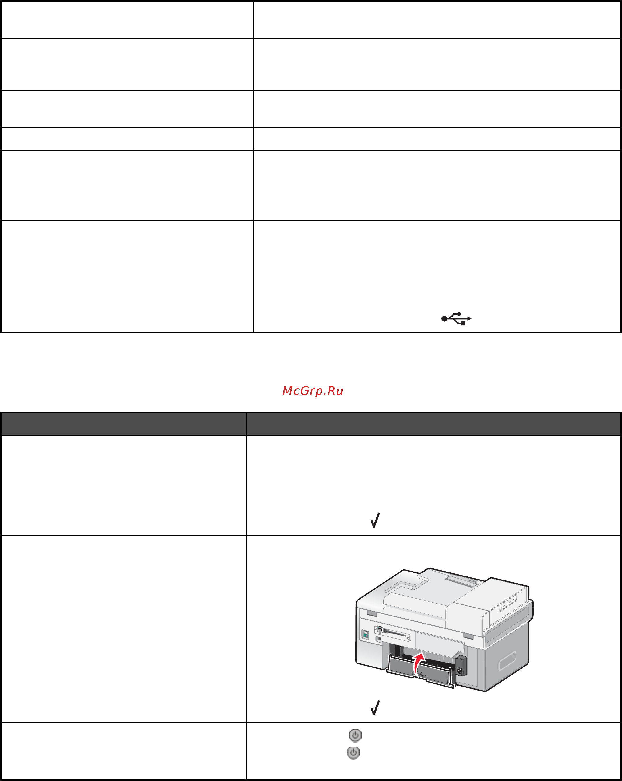 Lexmark X9350 [196/222] При вставке карты памяти ничего не происходит