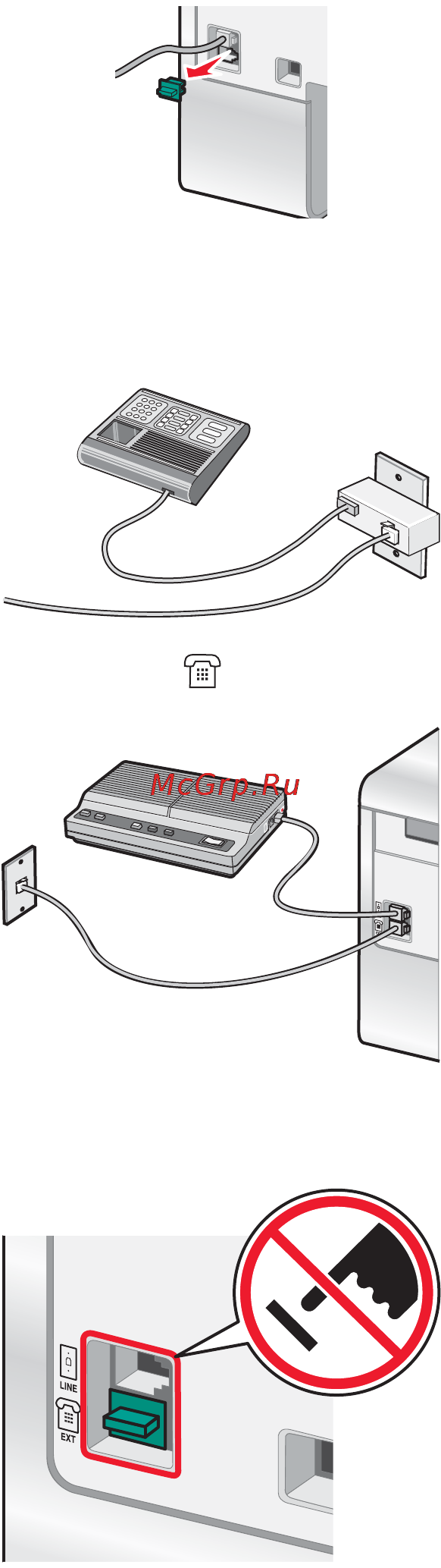 Lexmark X9350 Инструкция по эксплуатации онлайн [22/222] 57310