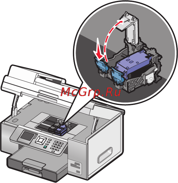 Lexmark X9575 [203/321] Повторная заправка картриджей