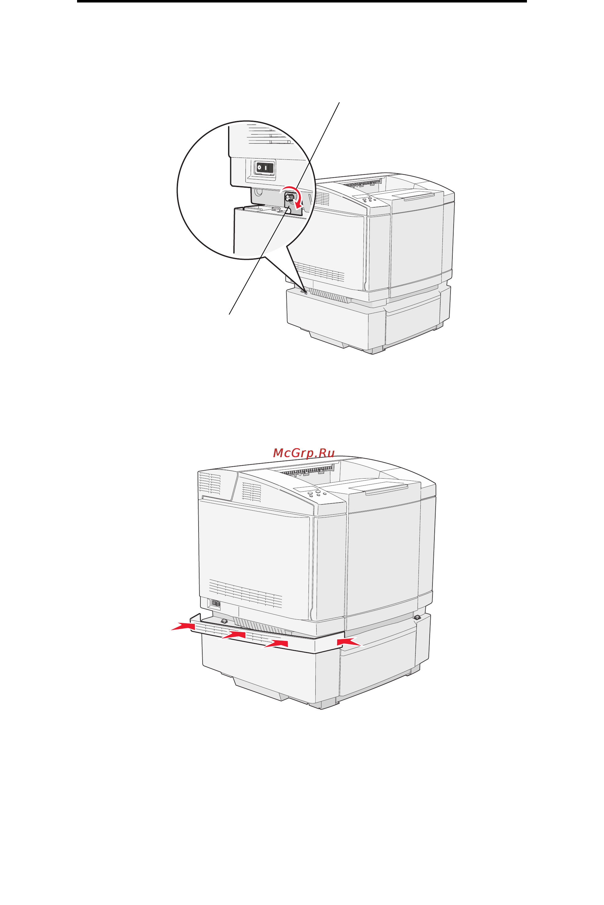 Lexmark C500n [12/88] Установка и удаление дополнительных устройств