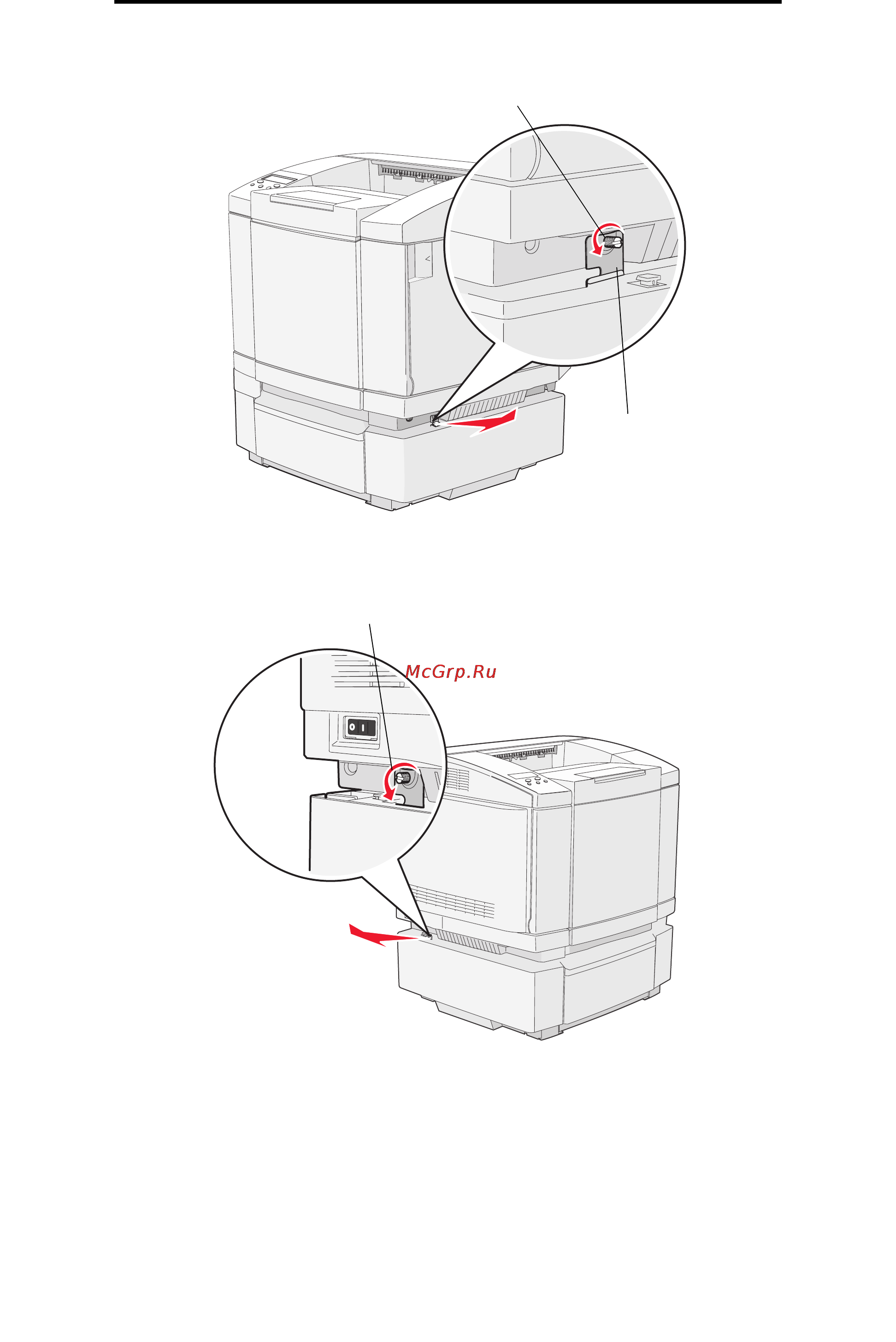 Lexmark C500n [15/88] Установка и удаление дополнительных устройств