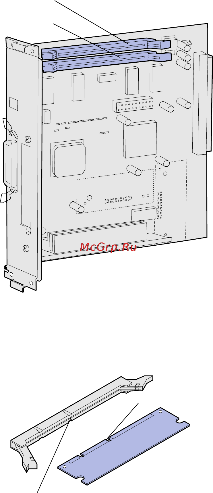 Lexmark C510 [166/266] Yazici bellegini takma