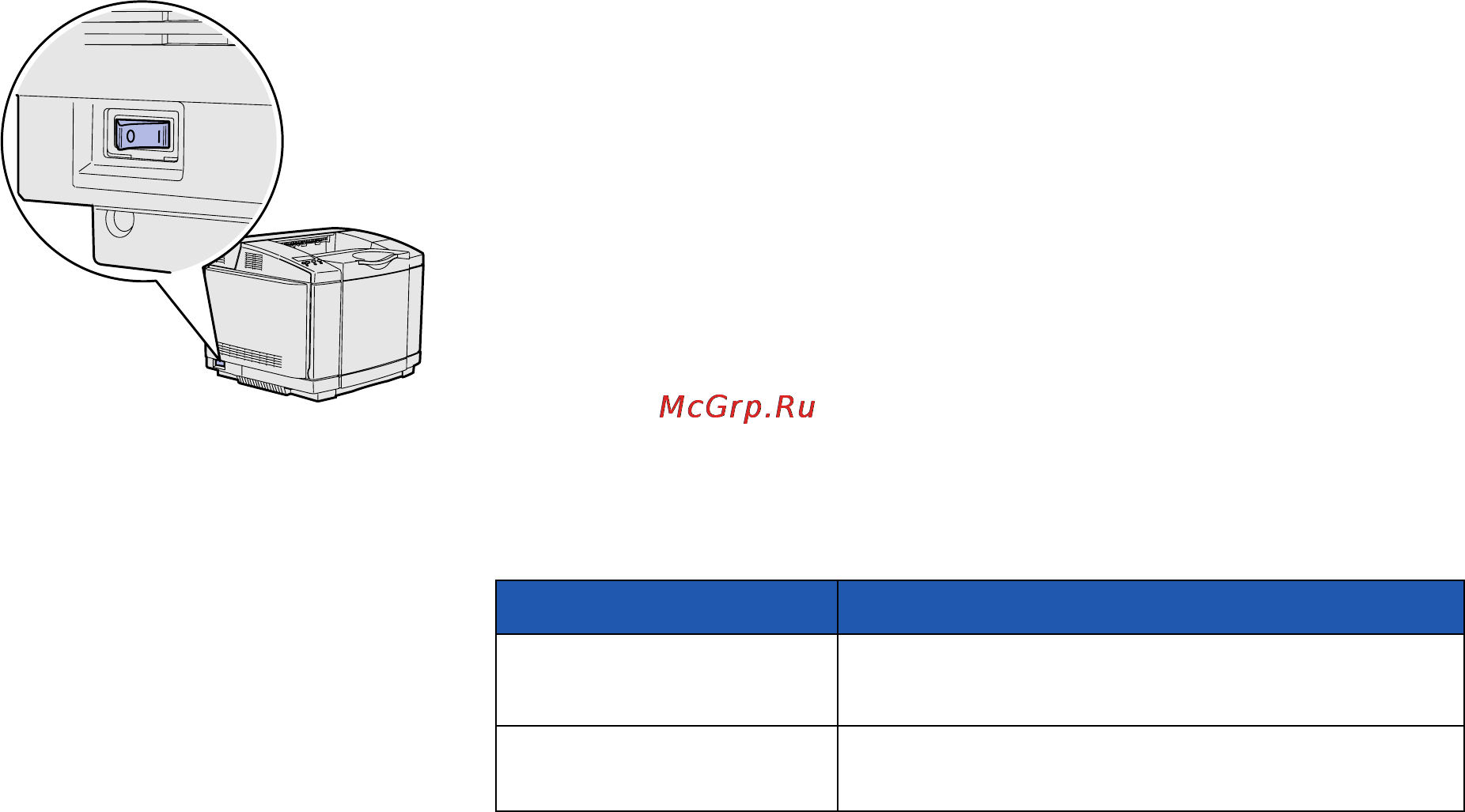 Lexmark C510 [43/266] Включение принтера