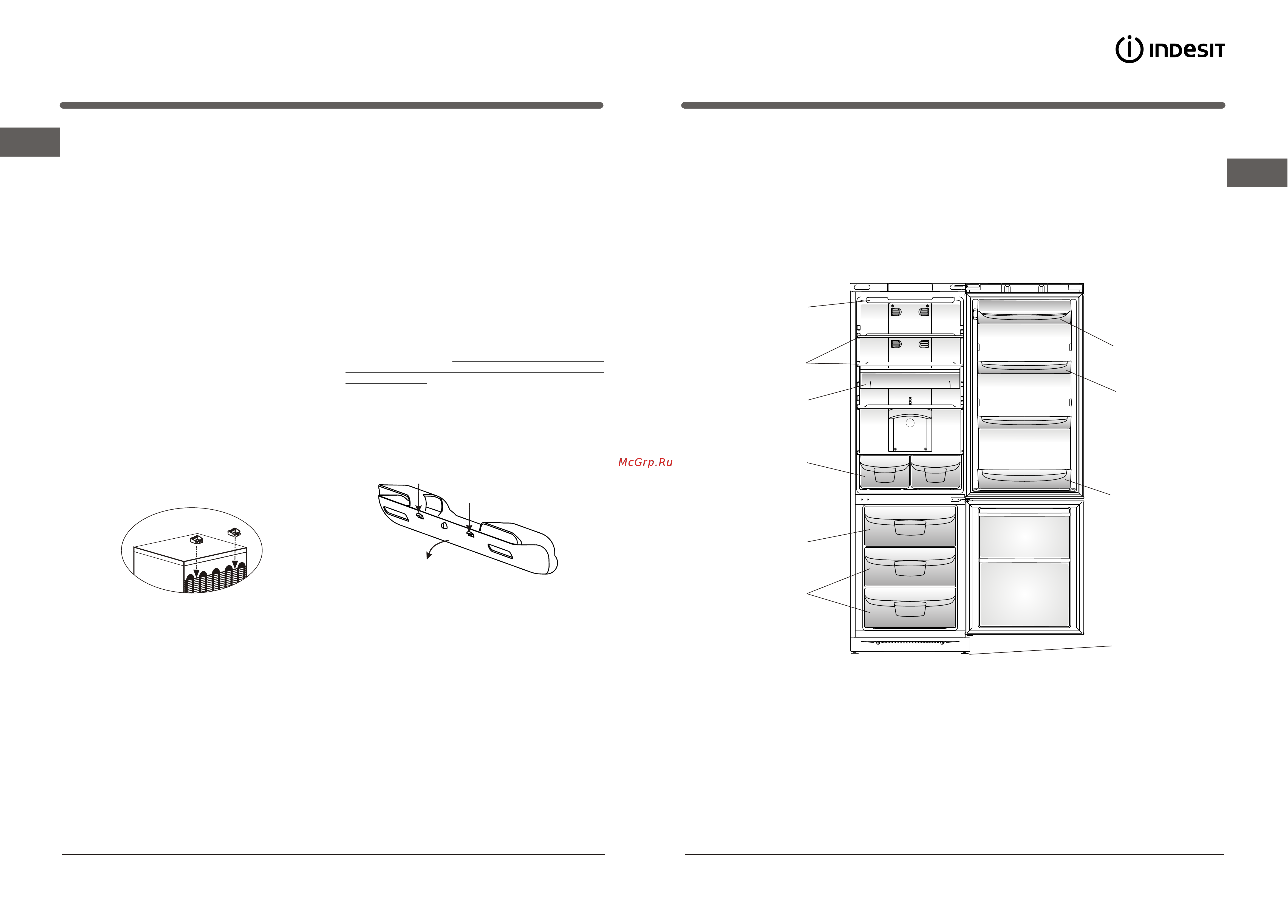 Indesit B 20 D FNF X.R6 [8/10] Обслуживание и уход description of the appliance