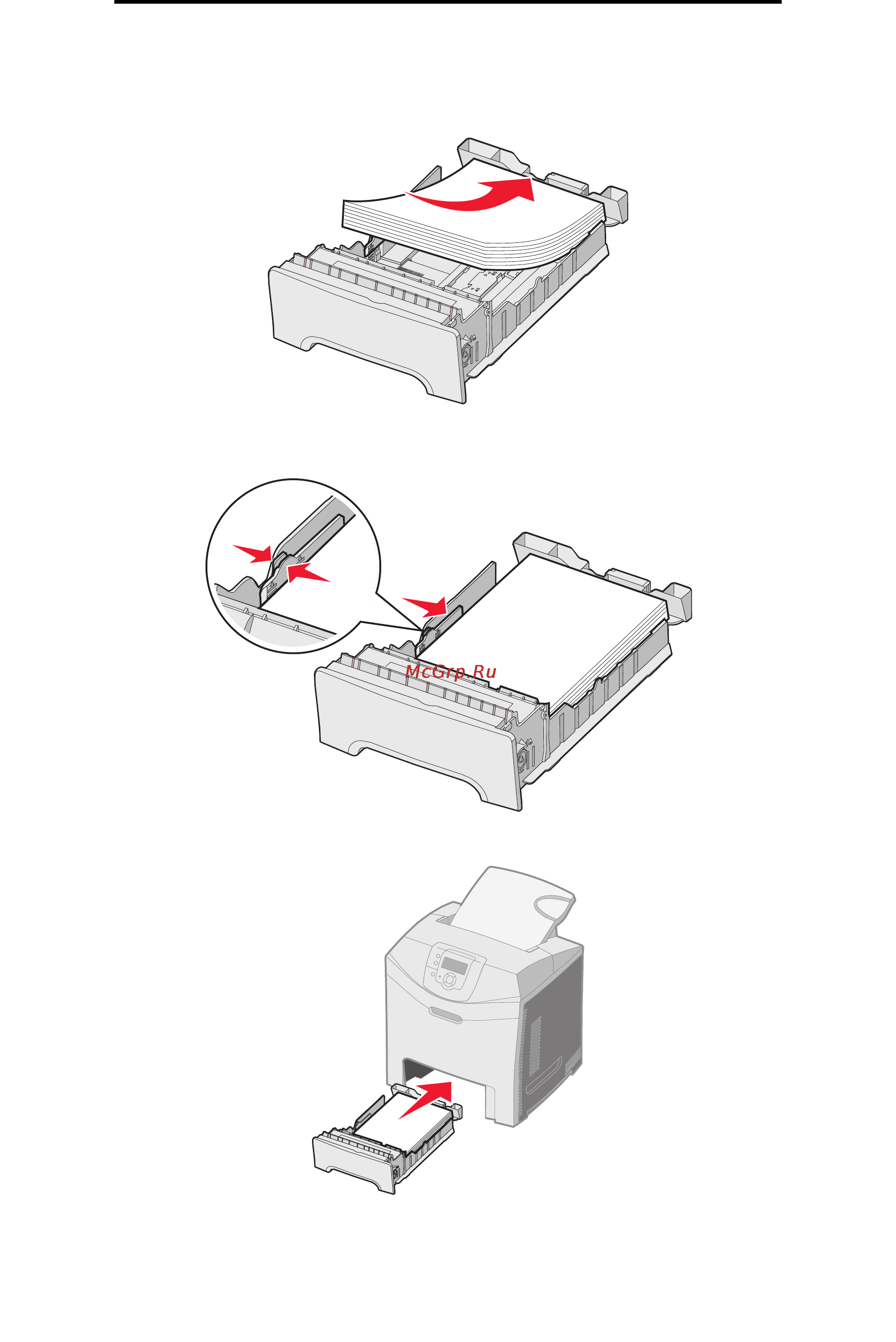 Lexmark C522n [53/154] Загрузка специального материала