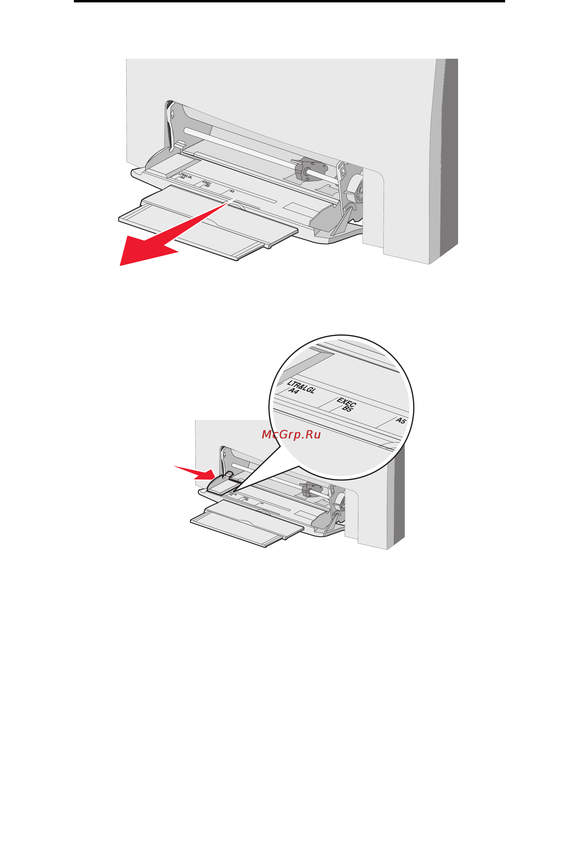 Lexmark C522n [57/154] Загрузка специального материала
