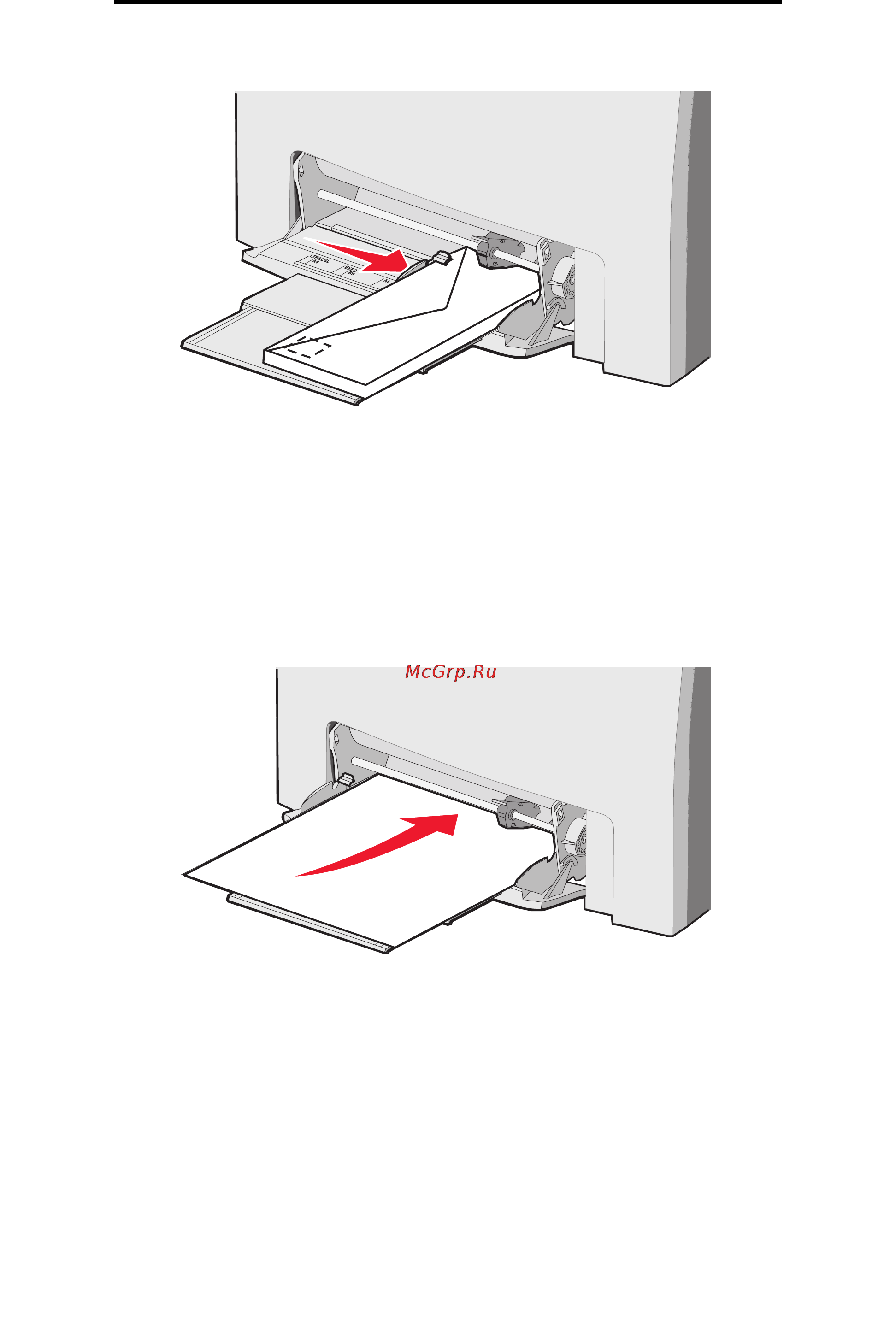 Lexmark C524 [61/154] Загрузка специального материала