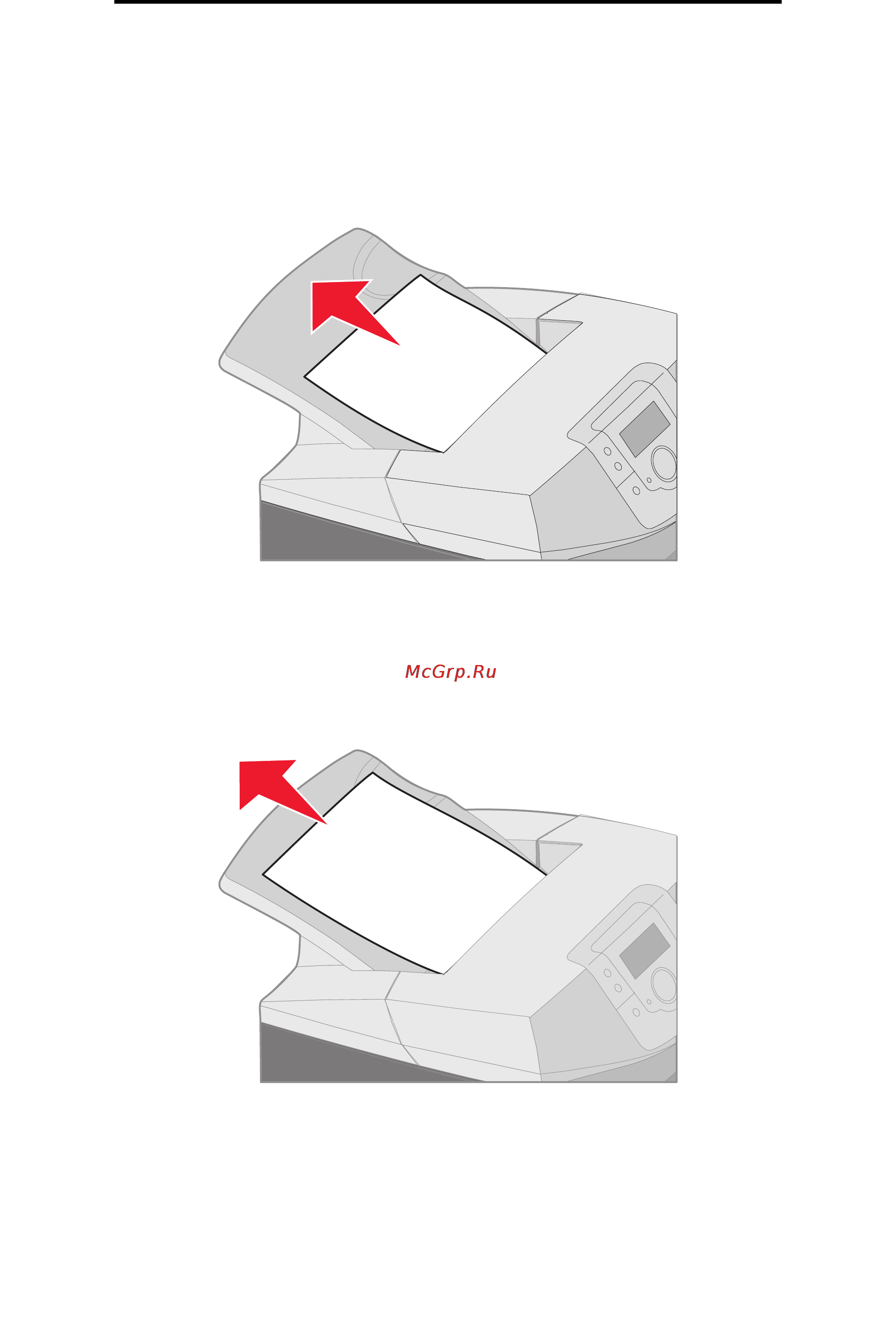 Lexmark C522n [78/154] Удаление застревания в стандартном выходном лотке