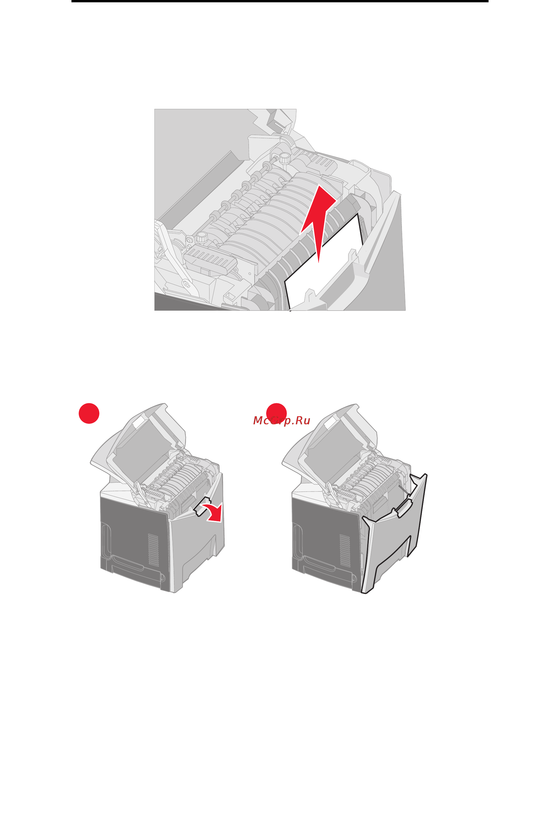 Lexmark C522n [80/154] Устранение замятий