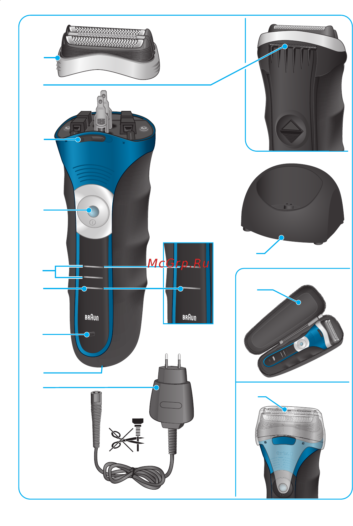 Braun 3 340 W&D S-4 Инструкция по эксплуатации онлайн [3/9] 57334